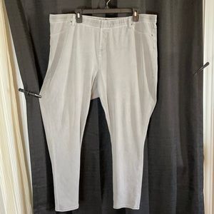 Grey - 2x - pull on leggings w back pockets